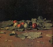 Ilia Efimovich Repin, Apple still life and leaves